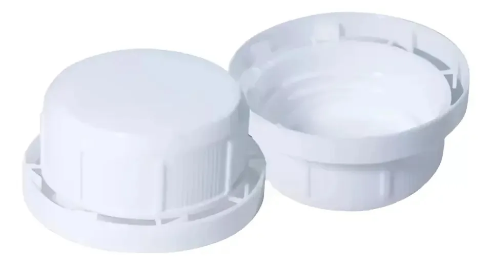 40 Tampas Plásticas Rosca Com Lacre 42mm Pra Bombona