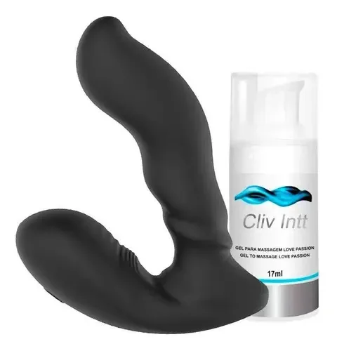 Kit Massageador Prostata Optimus E Gel Lubrificante 17ml