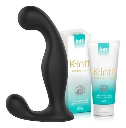 Kit Massageador Prostata Jelly E Gel Lubrificante Íntimo