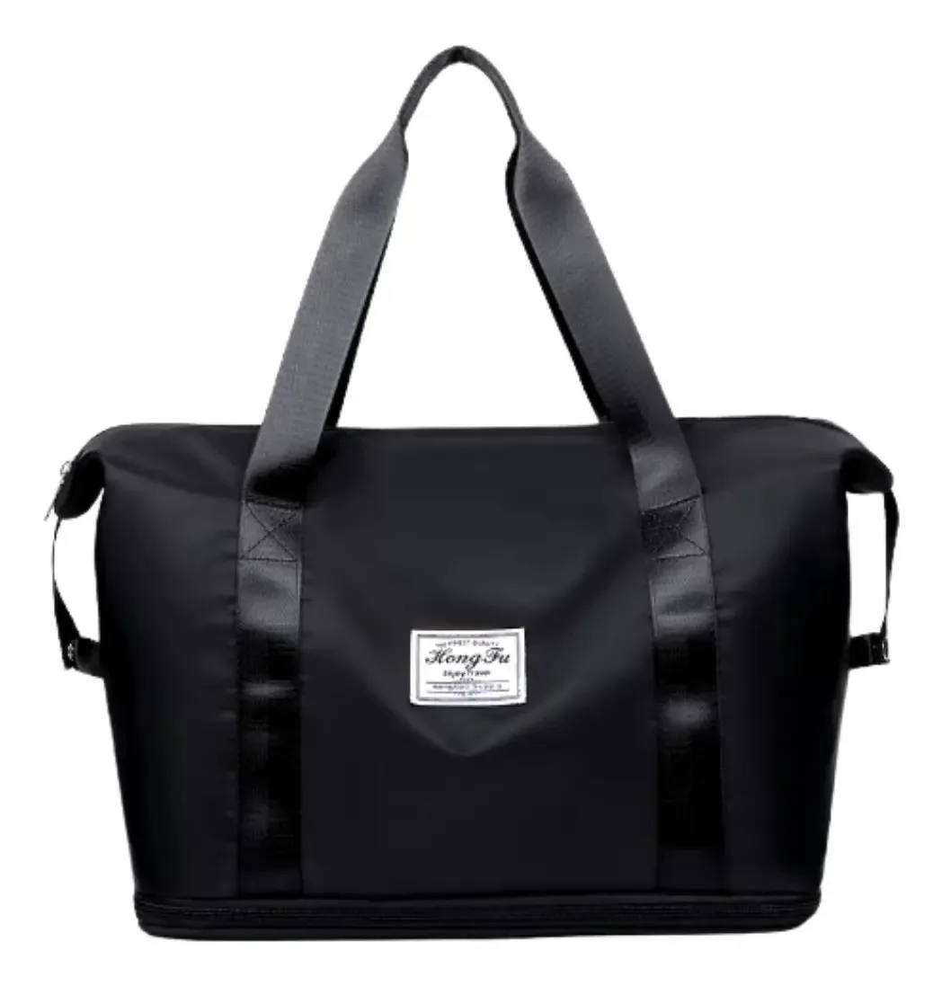 Bolsa Mala De Mão Sacola Bordo Feminina Viagem Bagagem Cor Preto