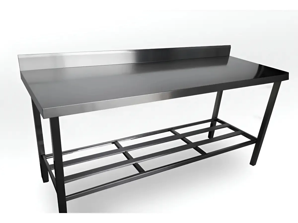 Mesa Bancada 190x65mt Inox 304 Espelho