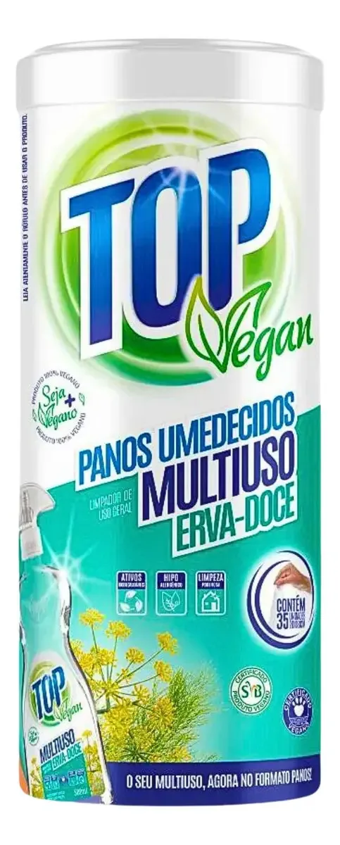 Pano Multioso Erva Doce Top Vegan