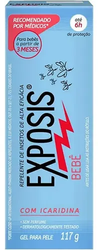 Repelente Exposis Bebê Gel 117g