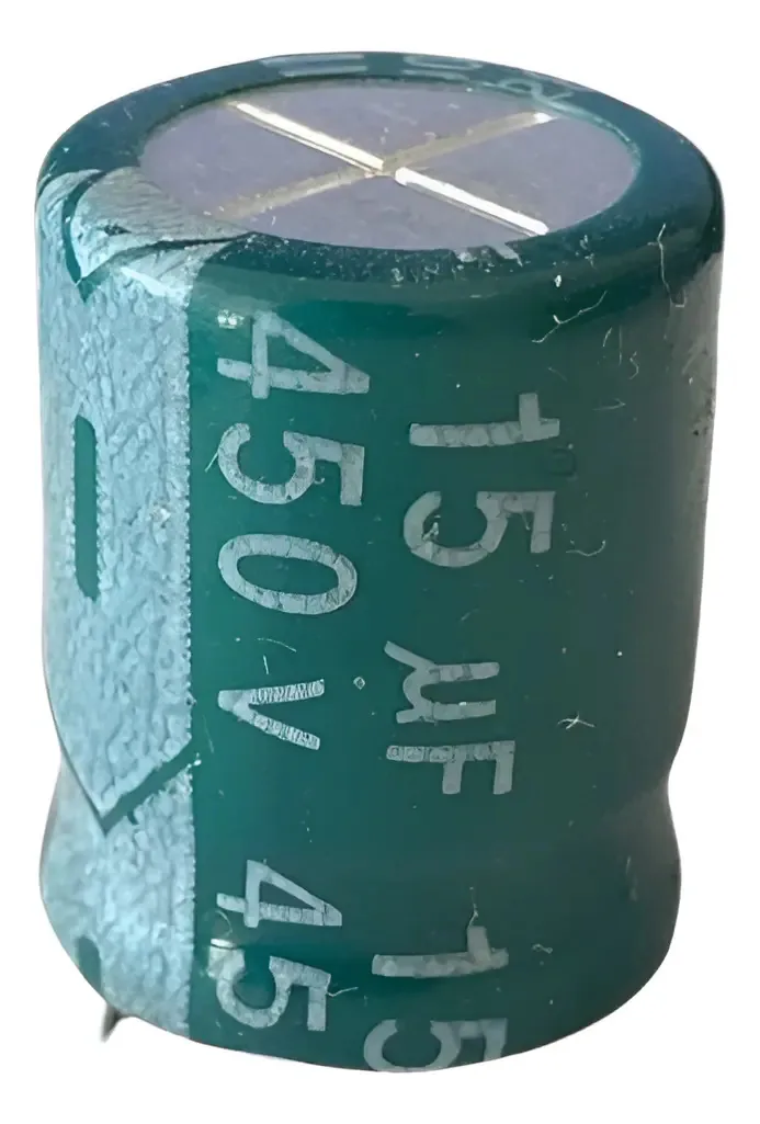 Kit 5 Capacitores Eletrolíticos 15µF 450V ZHN Alta Tensão 105°C 13x16mm