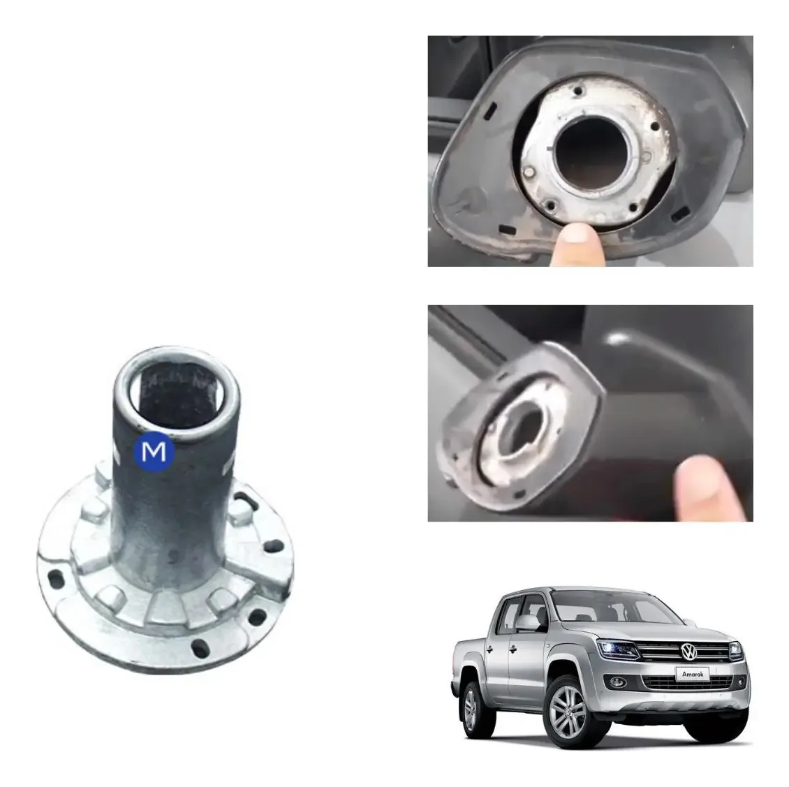 Suporte Reparo Articulador Aluminio Retrovisor Amarok