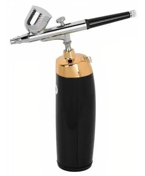 Kit Aerógrafo E Mini Compressor Sem Fio Bivolt - Galletz