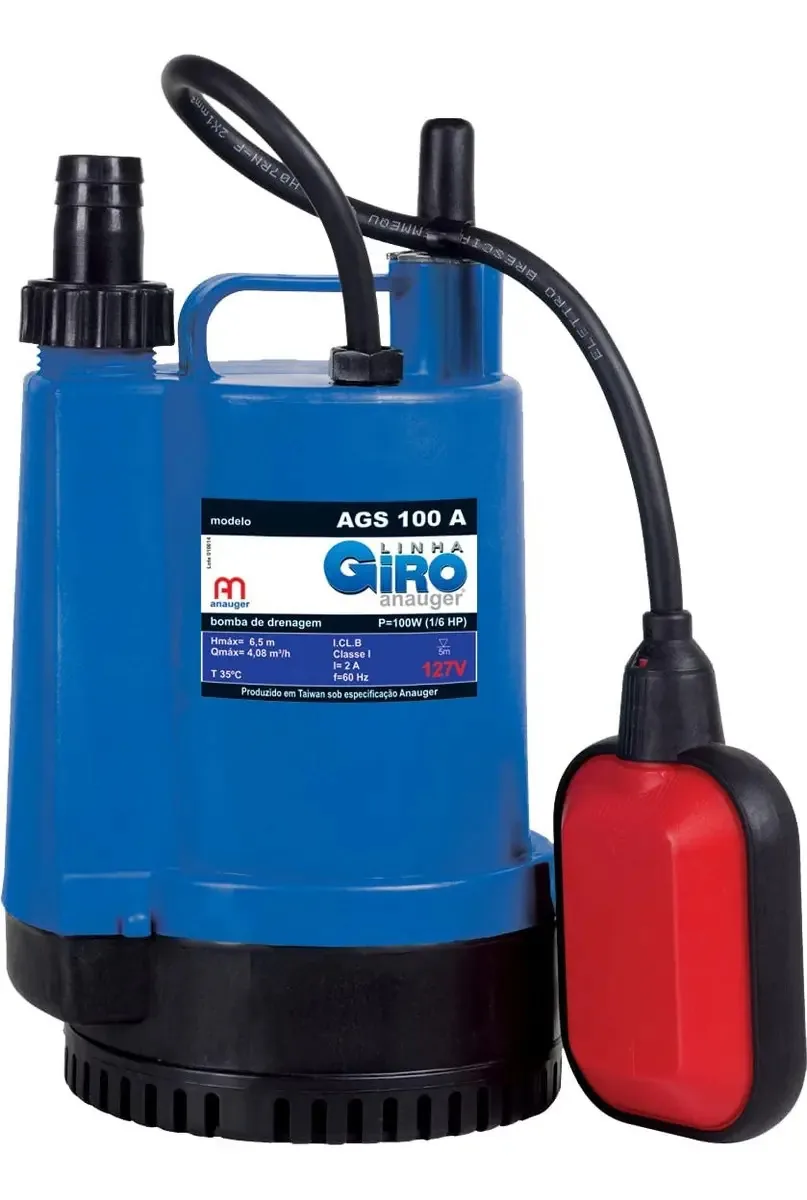 Bomba De Drenagem Anauger Giro 100a