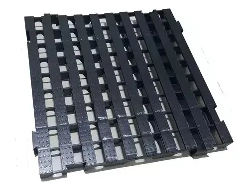 Kit 7 Decks Plástico Modular Encaixe Modular Piscina Sacada
