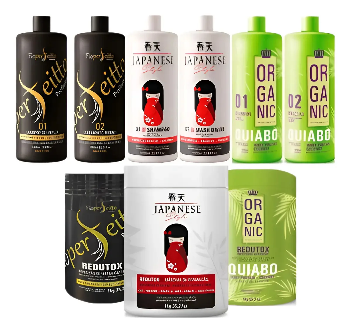 Kit Progressiva Fio Perfeitto Profissional E Tratamentos 8pçs