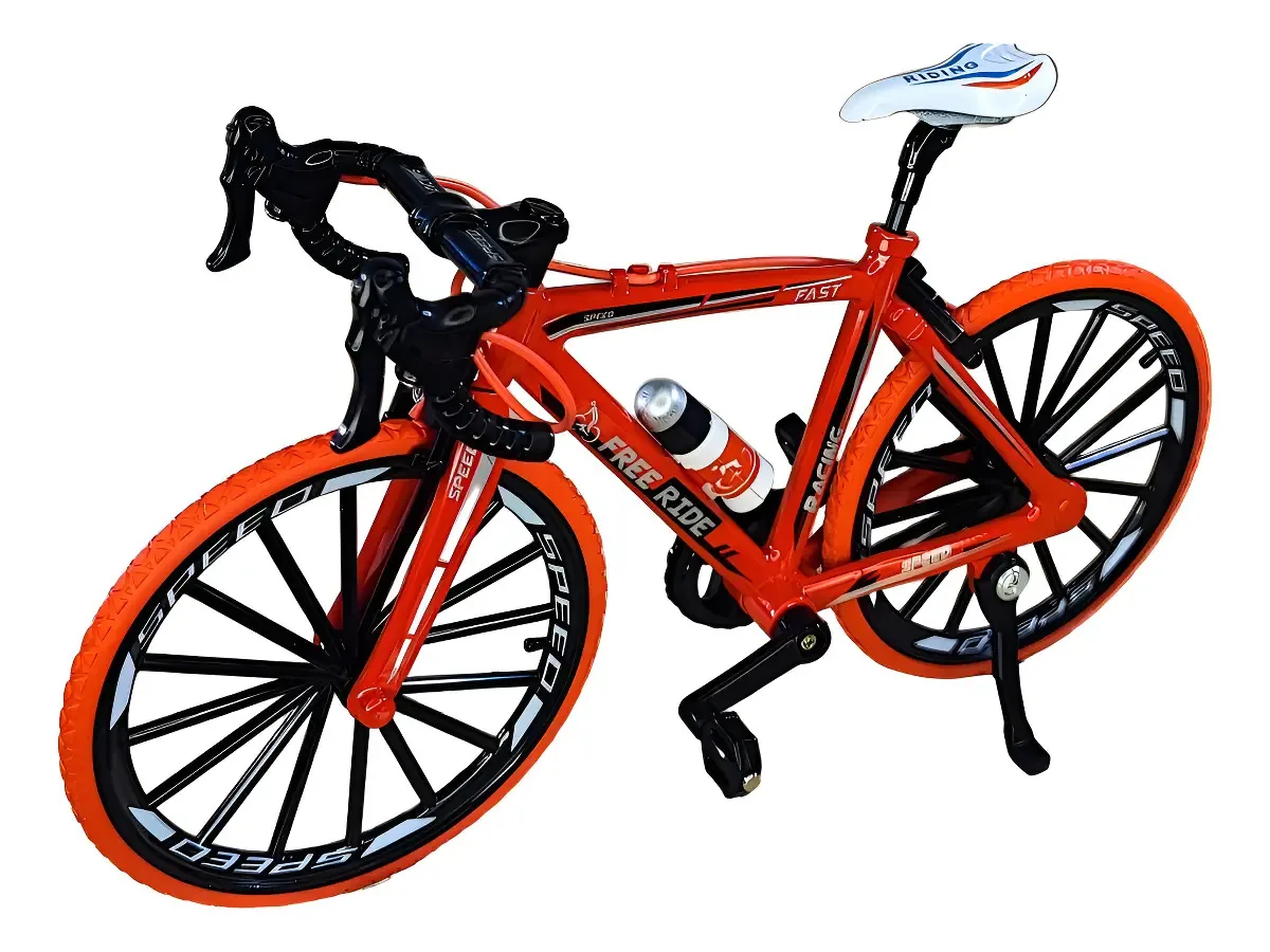 Miniatura de Bicicleta Speed Caloi Vermelha em Escala 1: