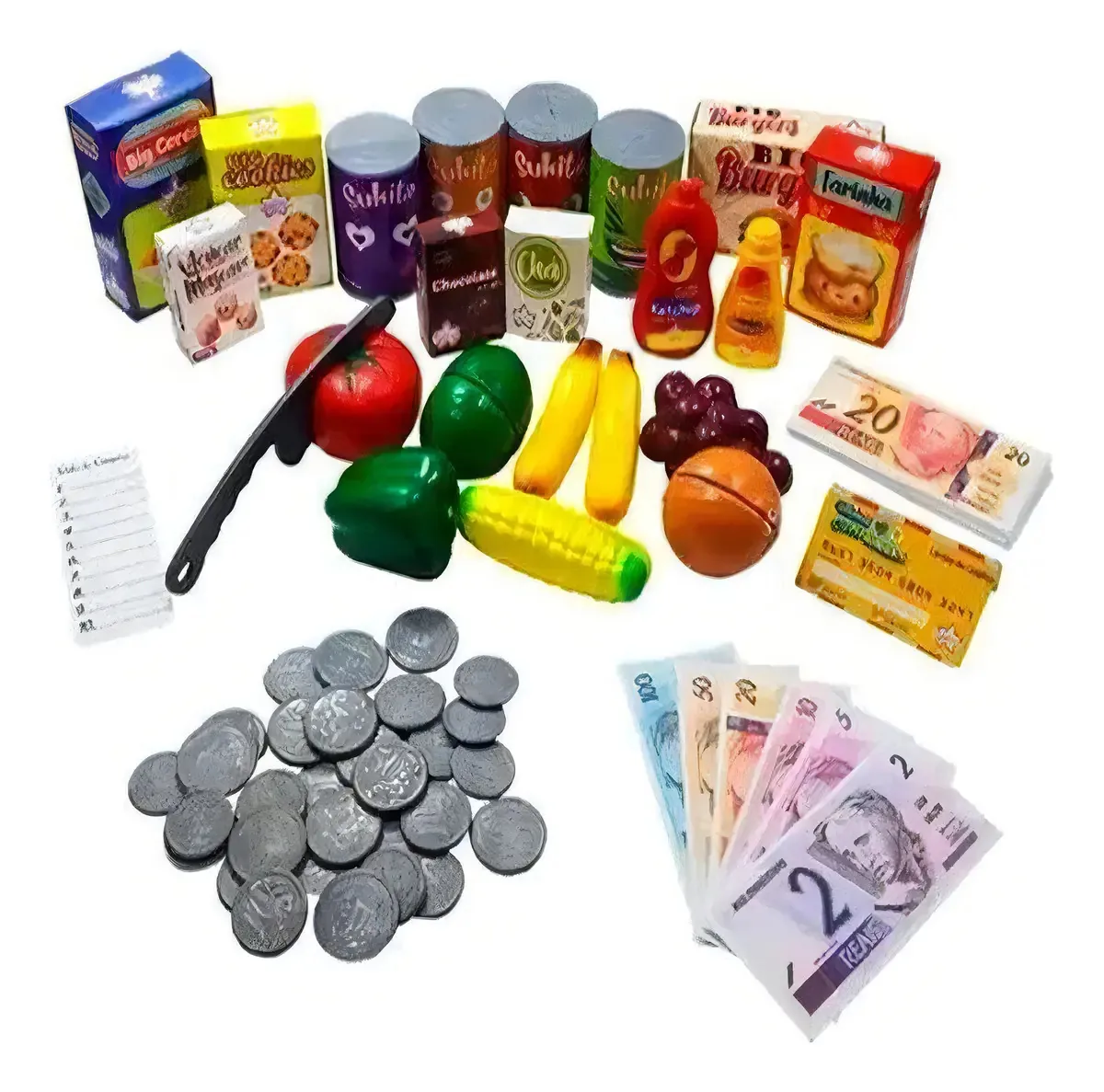 Kit Cozinha Infantil Big Star Crec Crec com 30 Peças