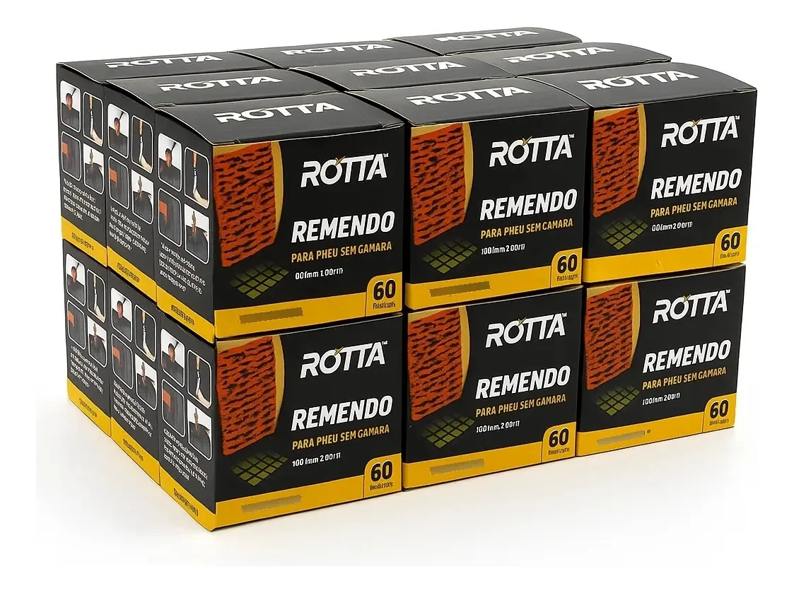 600 Un Remendo Tubeless Pneu Sem Câmara Kit 10 Caixas