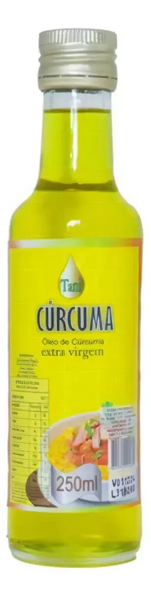 Óleo De Cúrcuma Extra Virgem 250ml Tani