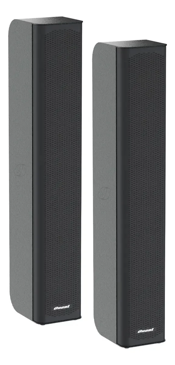 2 Caixas De Som Oneal Ativa Vertical Opb-604+ 6x4'' Preto