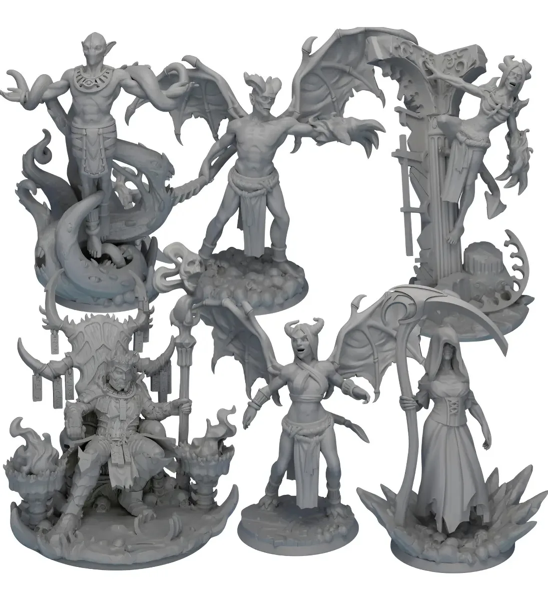 Miniaturas Reino Das Sombras Rpg Compatível D&d Dnd