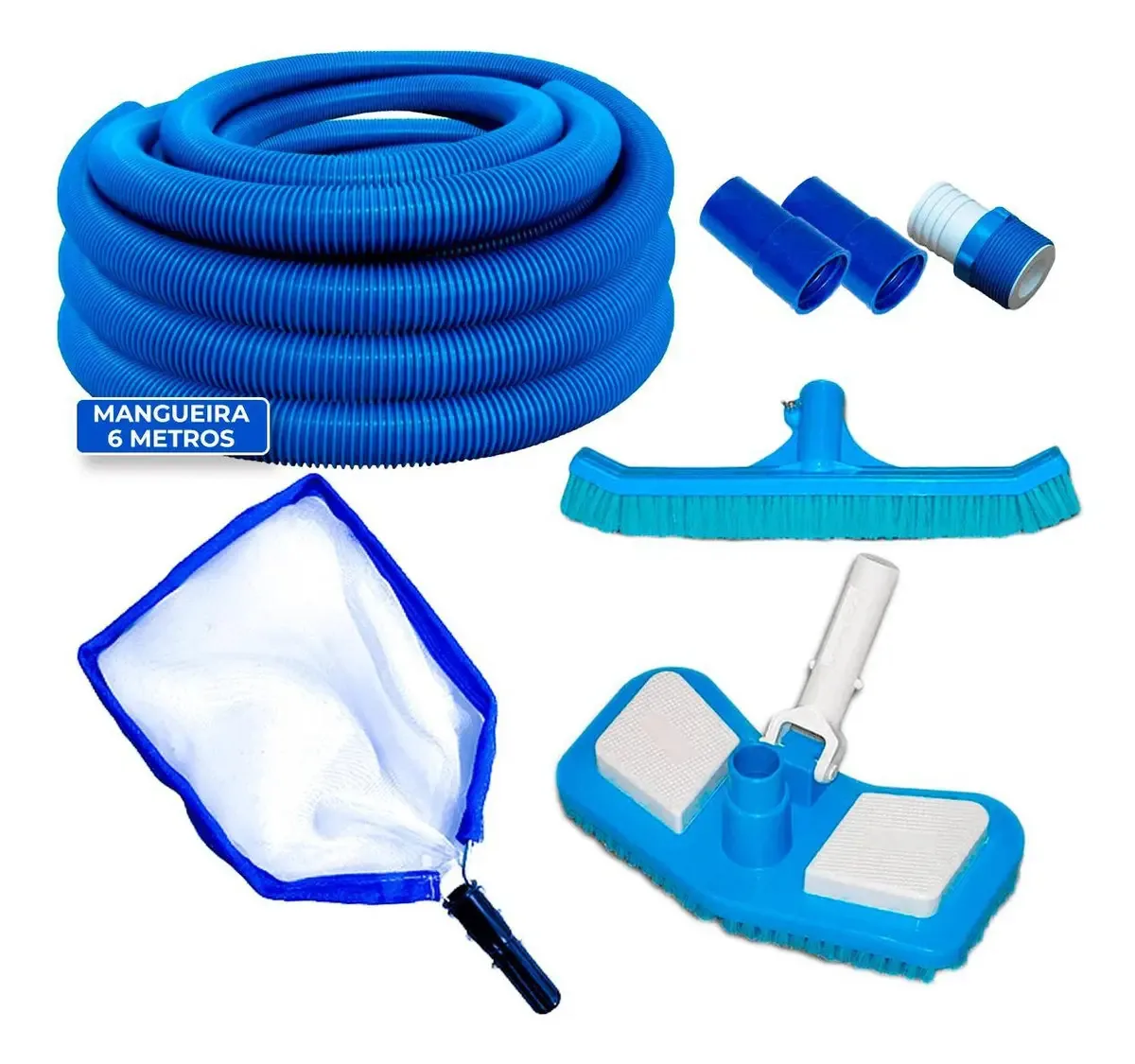 Kit Completo Para Limpeza E Manutenção De Piscina Mod-12