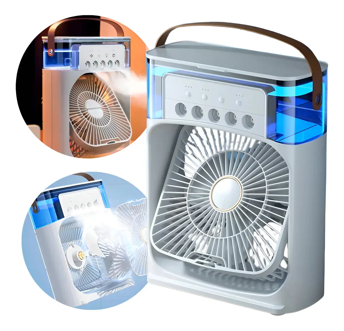 Mini Ventilador Portátil Usb Climatizador 3 Velocidades