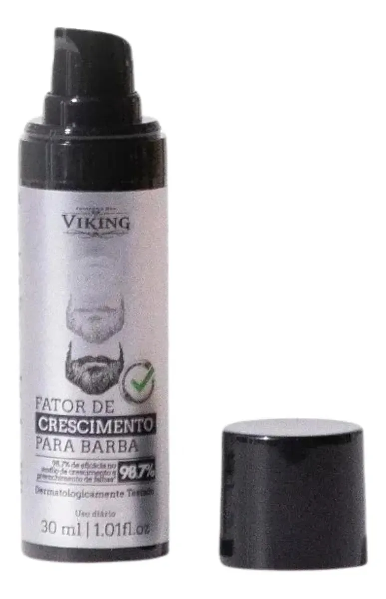 Fator De Crescimento Tônico P/ Barba E Cabelo Falhas 30ml