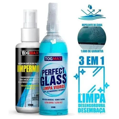 Kit Repelente De Água Para Vidros Instant Dry 500ml
