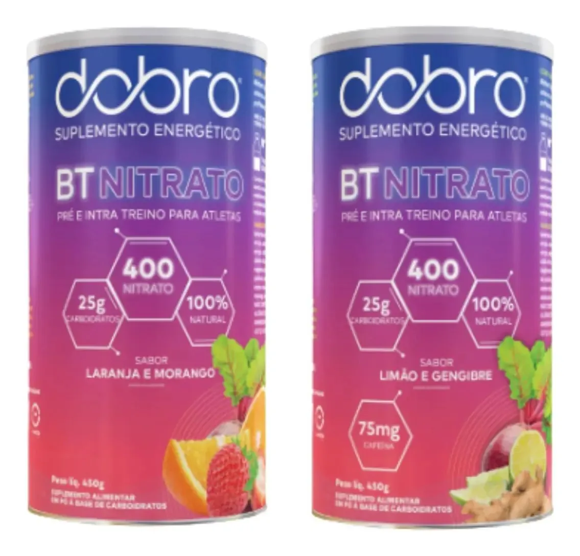 Kit 2 Bt Nitrato 400 Carboidrato Beterraba Dobro