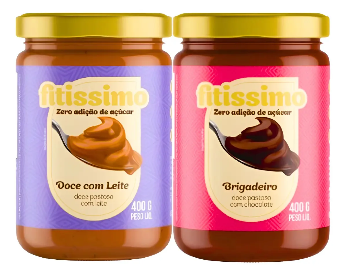 Doce De Leite + Brigadeiro Zero Açúcar E Lactose Fitissimo
