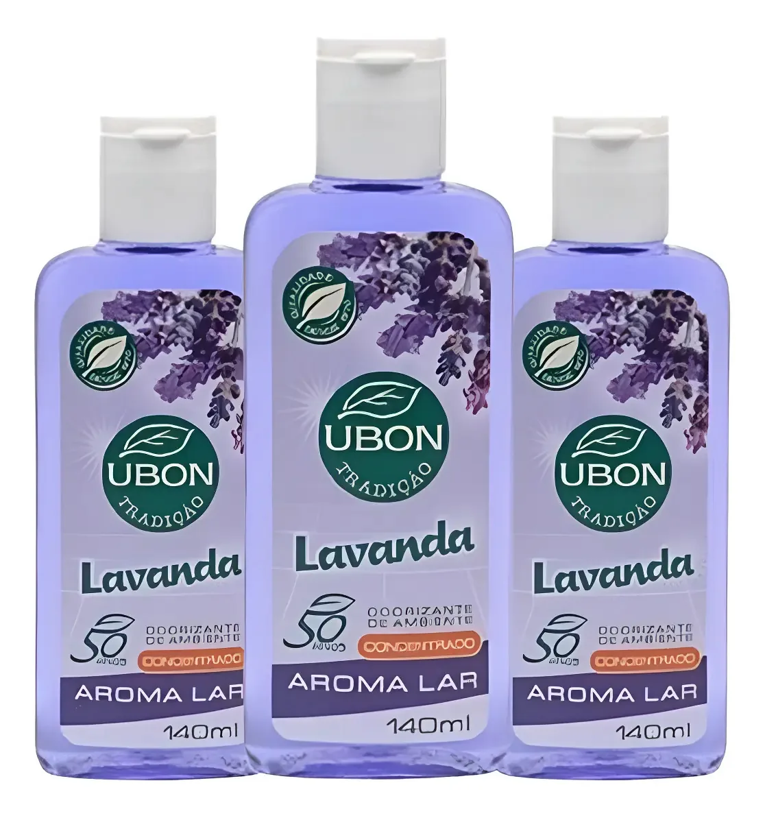 Kit 6 Essências Ubon Lavanda Inglesa Aromaterapia 140mL