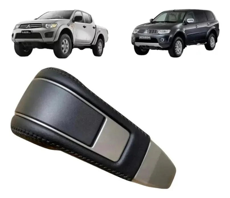 Alavanca Manopla Câmbio L200 Triton Dakar Pajero Mitsubishi Cor Preto