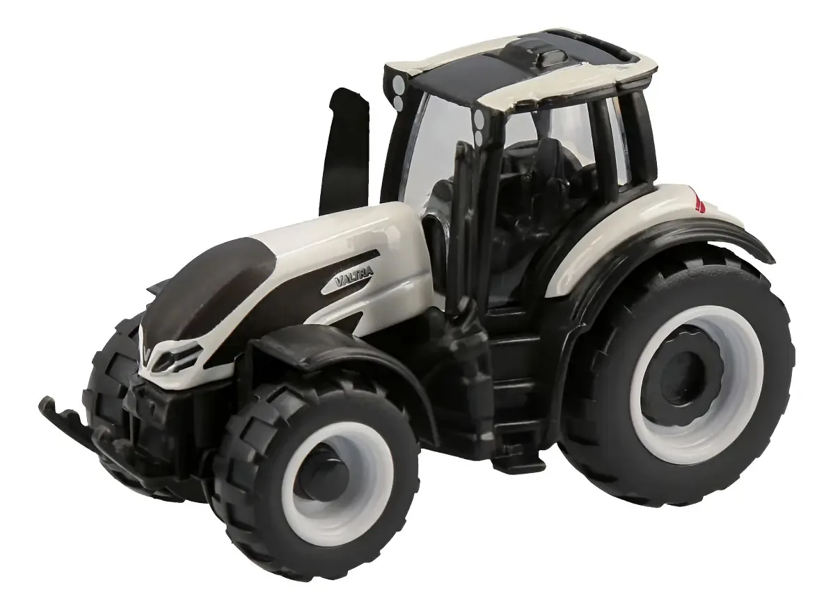 Miniatura Trator Agrícola Valtra Mini Work Machines Maisto 1 Cor Branco