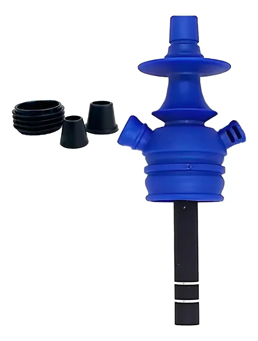 Narguile Black Hookah Mini Monster Azul 20cm Polipropileno