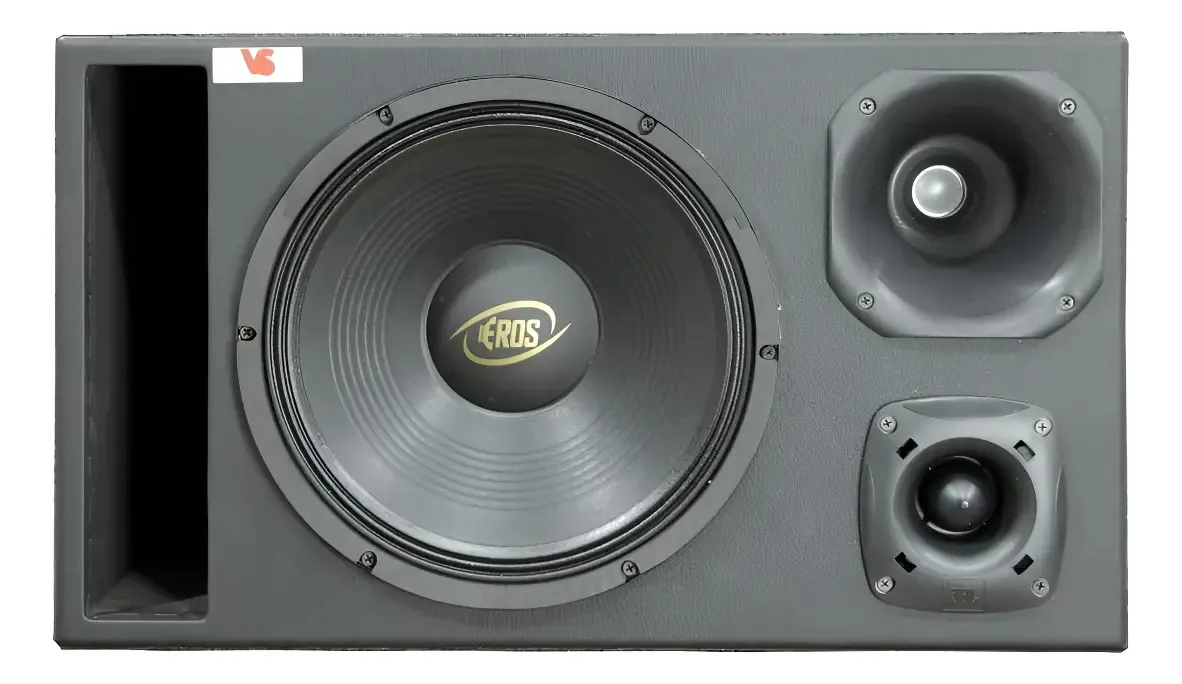 Caixa Trio Automotiva Completa com Woofer Eros 12" e Drivers JBL