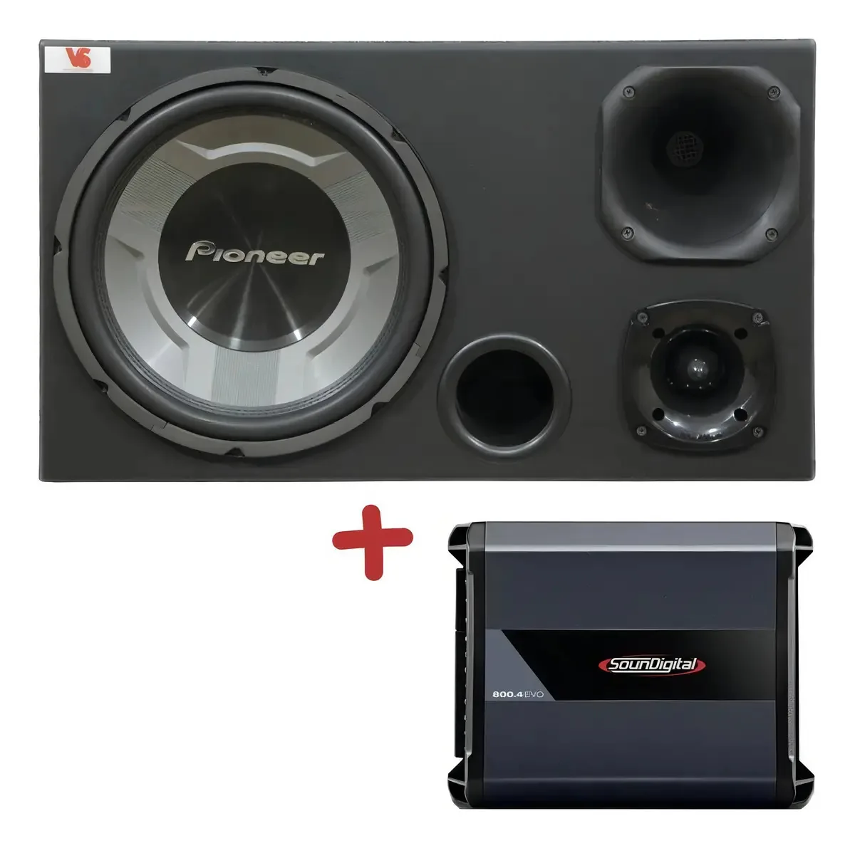 Caixa Trio Ts-w3060br + Driver + Tweeter Módulo Soundigital