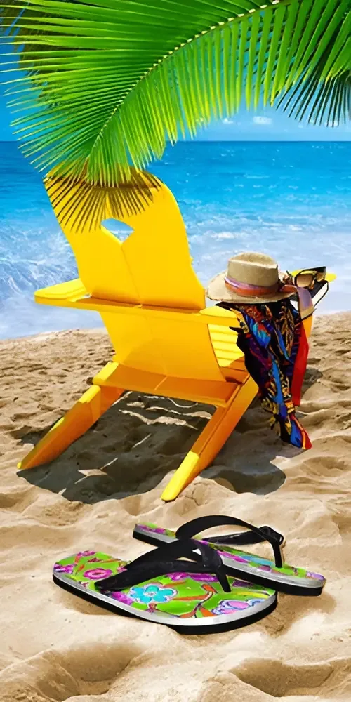 Buettner Praia amarelo de 1.52m x 76cm