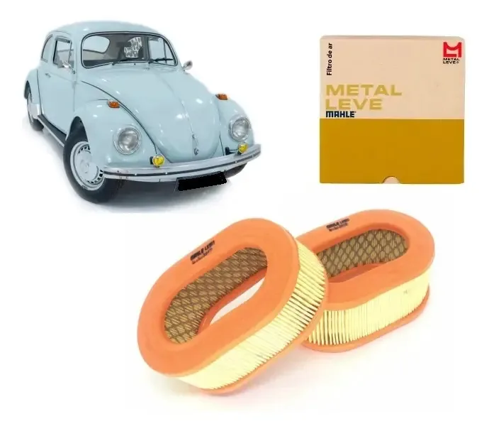 Filtro Ar Motor - Fusca 1300/1600 Refr. Ar /1600 Dupla Carb