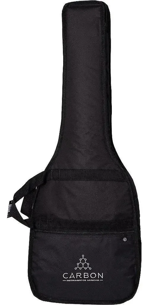 Capa Para Guitarra Acolchoada Preta Carbon