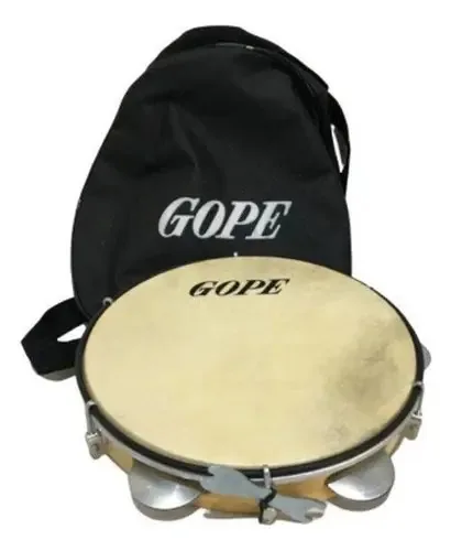 Pandeiro Especial 10 Chorinho Linha Tittanium + Case - Gope