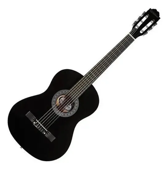 Violão Estudante Acústico Queens Cordas Aço Preto