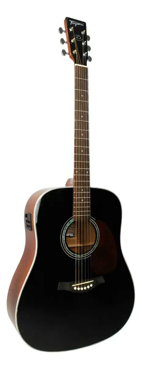 Kit Violão Eletroacústico Tagima Tw25 Bk Preto Vx02