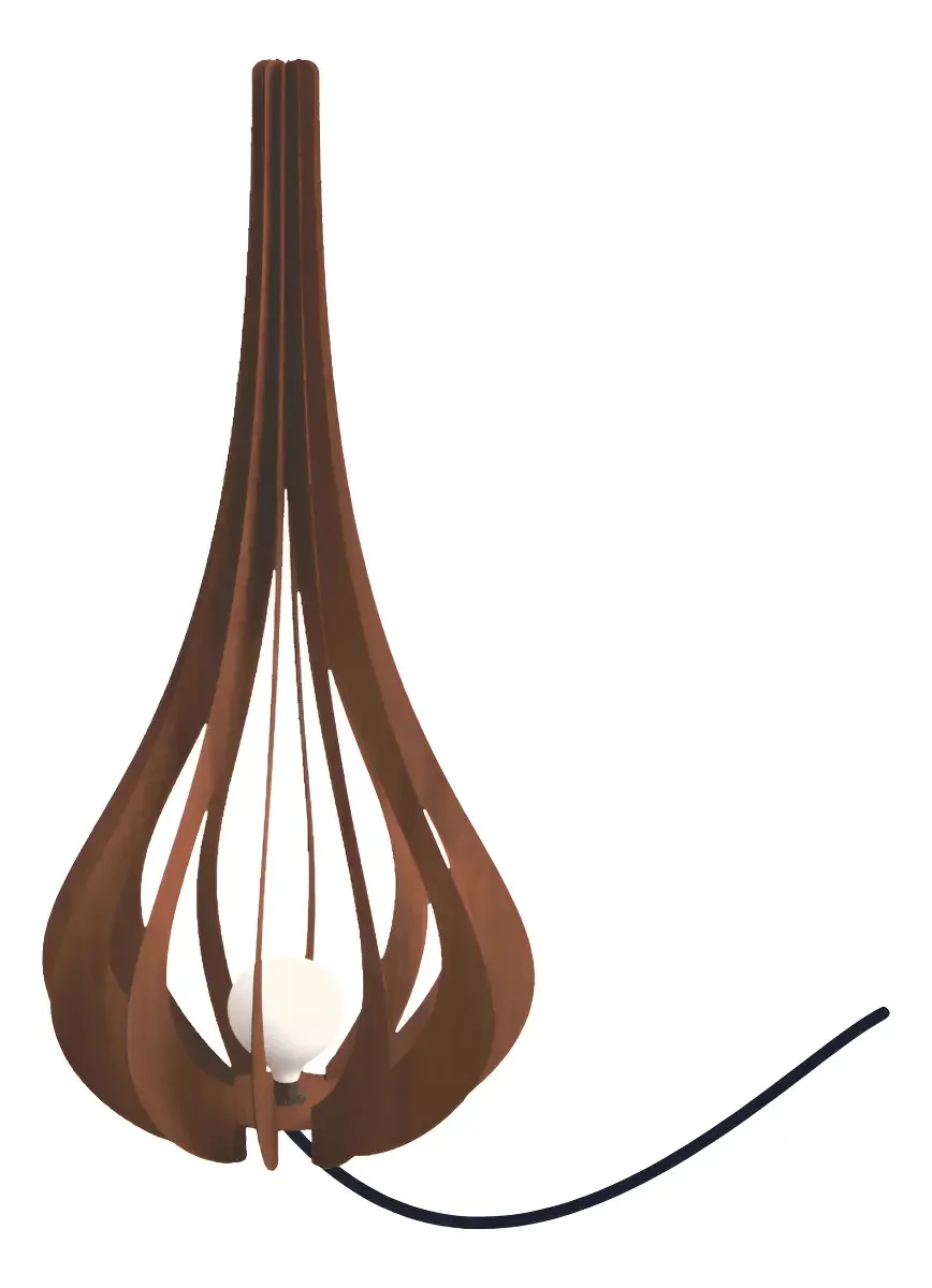 Luminária De Chão Mdf Ibiza 120cm