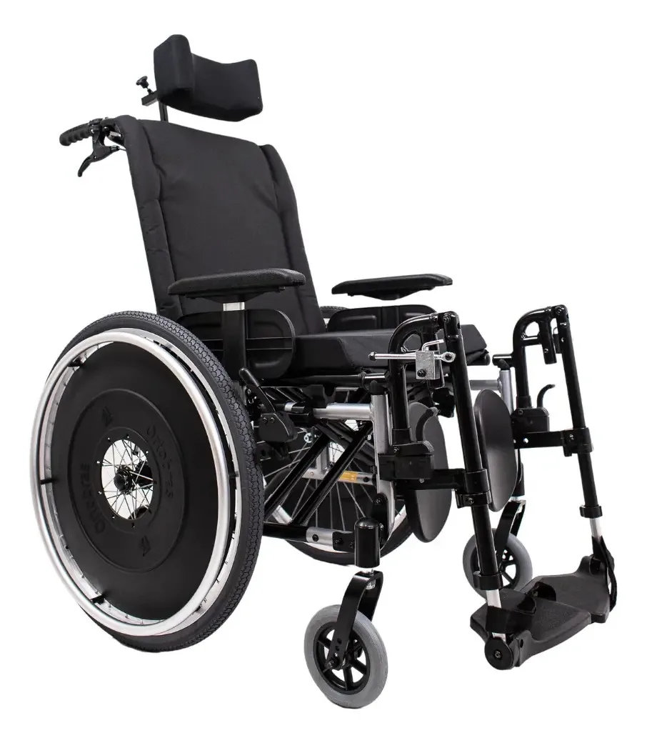 Cadeira De Rodas Avd Reclinável Ortobras 48cm Prata