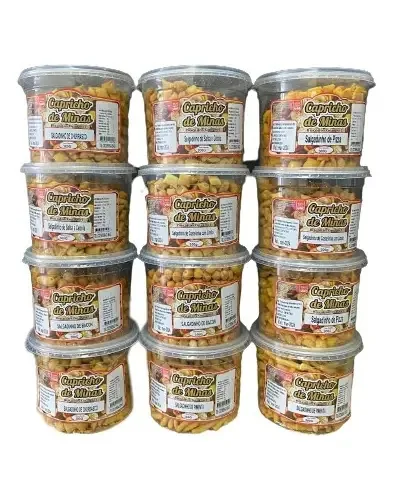Sortido Delícia Mineira Biscoitos Salgados de salgados 400 g pacote x 12