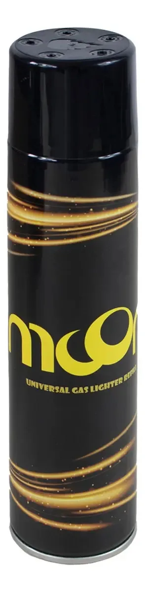 Gás Butano Refil Moon 300ml Universal Para Isqueiros E Maçaricos