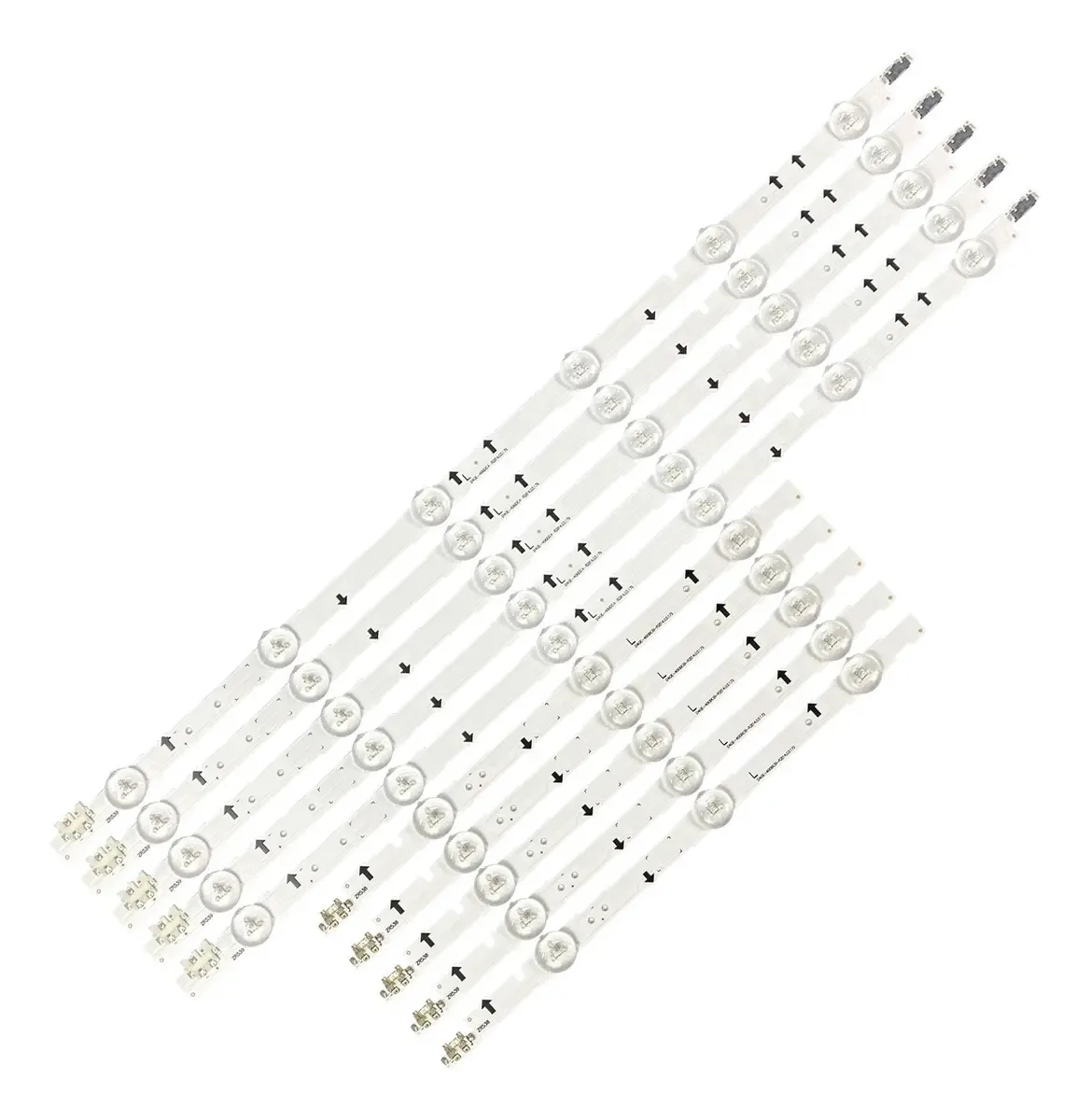 Kit 10 Barras LED PCI Eletroparts 40" Compatível TVs Samsung UN40H5550 J5500
