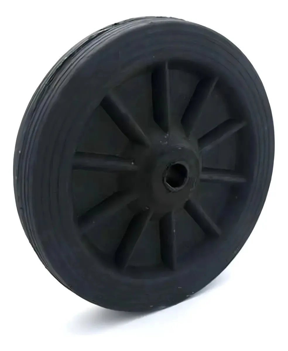 Rodas Para Carrinho De Carga 8'' 150kg Furo 7/8 Reforçada