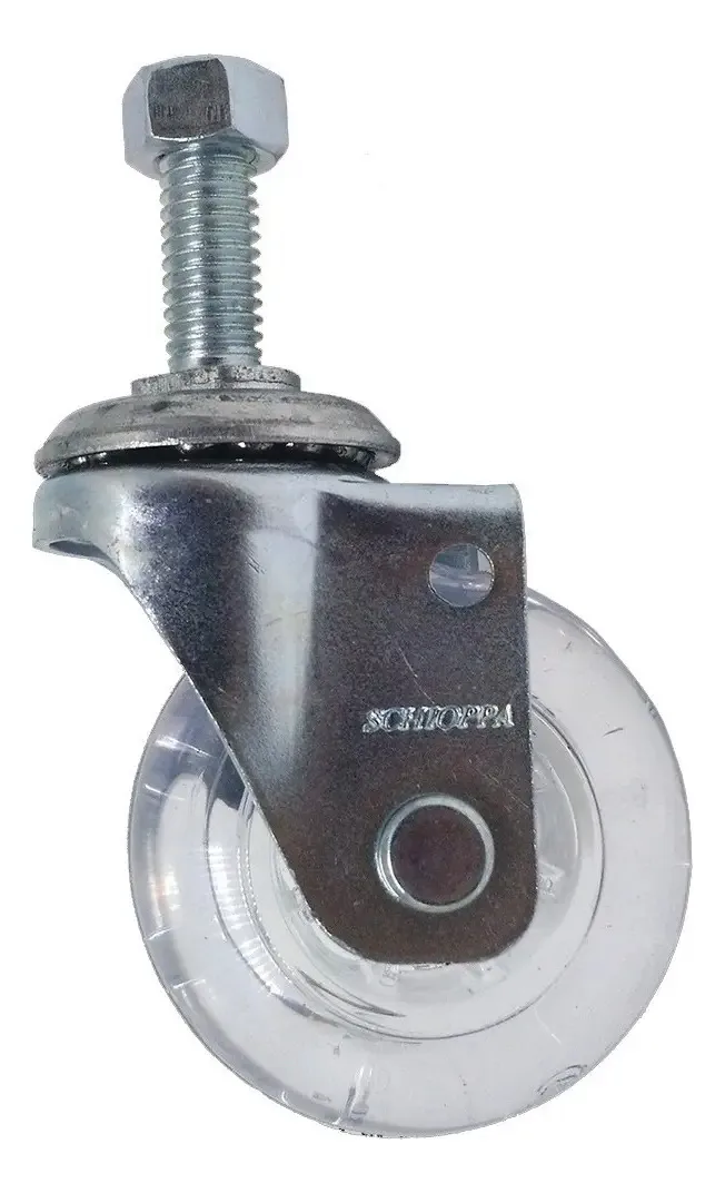 Roda para carrinhos e móveis Schioppa 1.012.100.040.166 5.08cm de diâmetro x 2.4cm de espessura