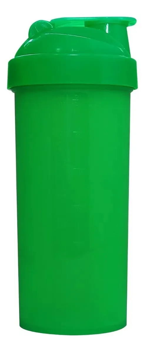 10 Coqueteleiras 700ml Shakeira Garrafinha Academia Cor Verde