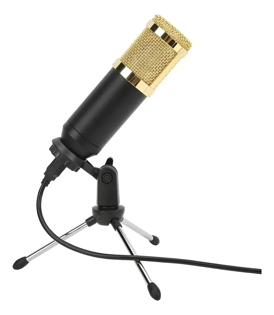 Tripé Para Microfone Condensador Bm800 Cachimbo Preto Mxlv67