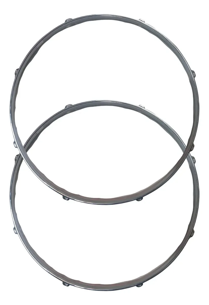Kit Par Aro 18 Power Hoop 2mm 8 Afinações Surdo Percussão