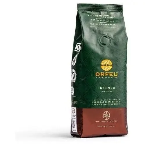 Kit 5 Café Em Grãos Orfeu Intenso 250g