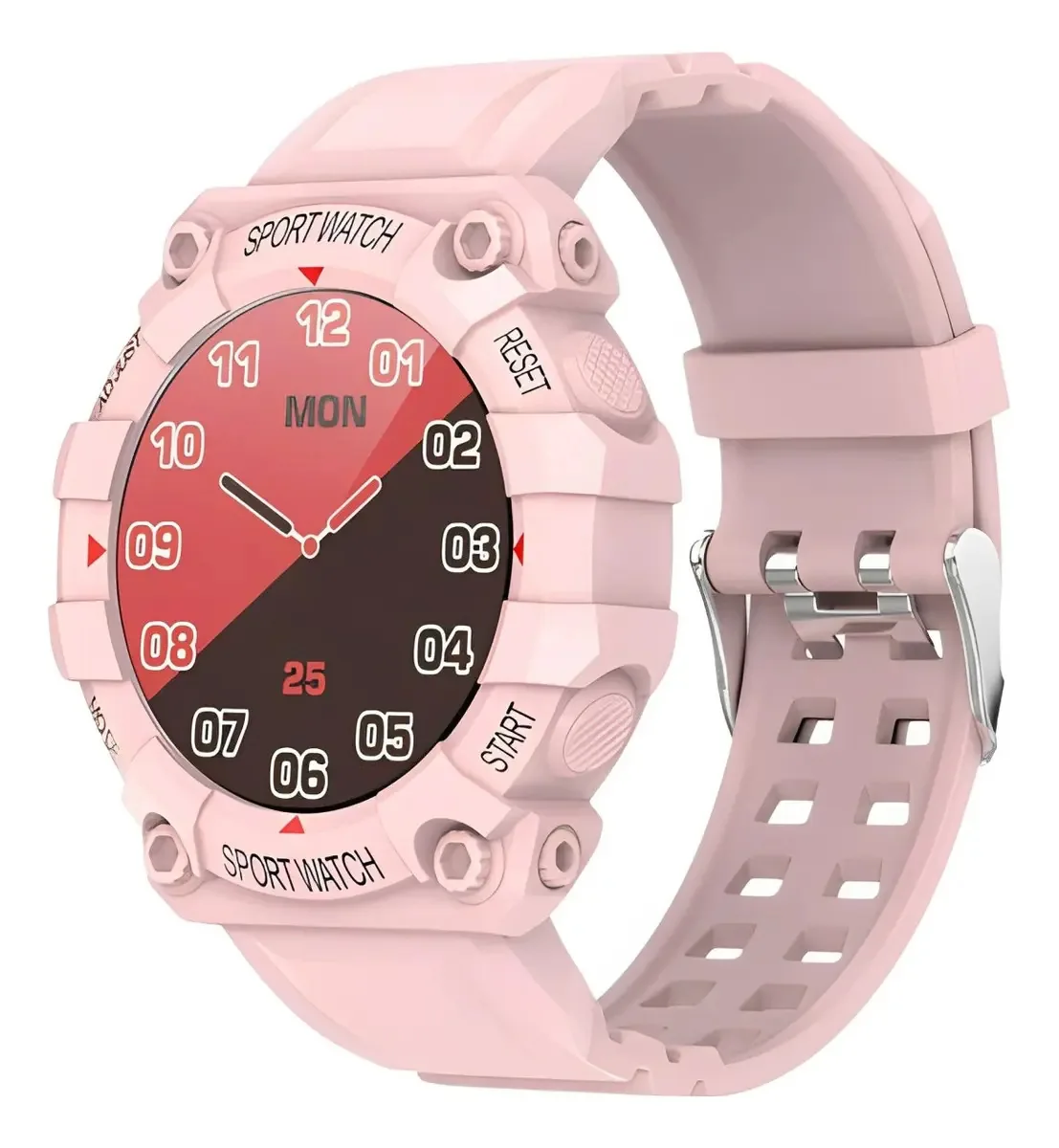 Relógio Smartwatch Inteligente Recebe Notificações Whatsapp Caixa Rosa