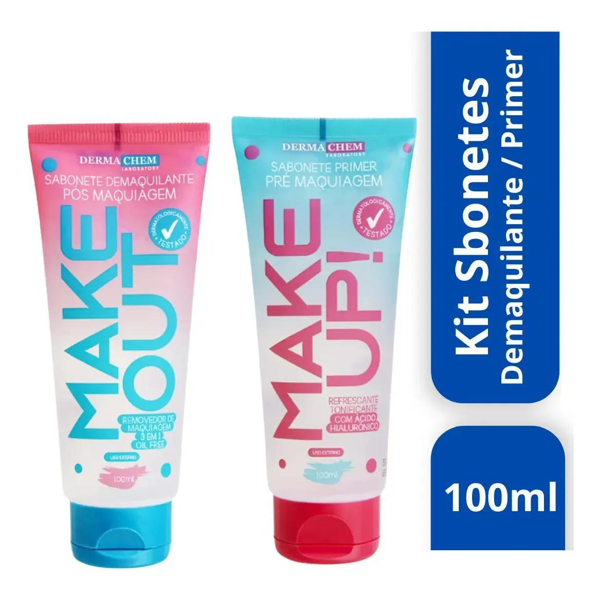 Kit Sabonete Primer + Sabonete Demaquilante 100ml